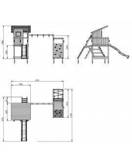 Masgames BEACH HUT L playground with Challenger