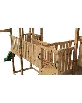 MASGAMES Madison wooden bridge to connect two playgrounds