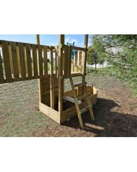 MASGAMES Madison wooden bridge to connect two playgrounds