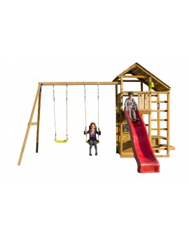 Masgames TEIDE XL playground with monkey ladder and swing