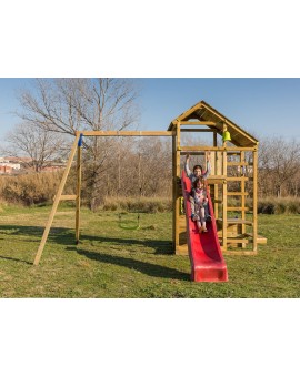 Masgames TEIDE XL playground with monkey ladder and swing