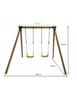 MASGAMES KARAI Junior Wooden Swing XL