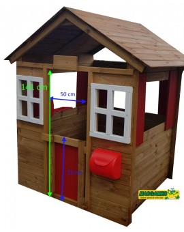 Wooden playhouse Masgames STRAWBERRY XL