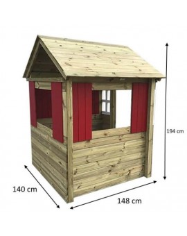 Wooden playhouse Masgames SCHOOL