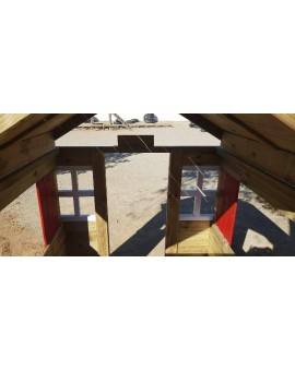 Wooden playhouse Masgames SCHOOL Paint