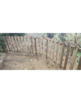 Wooden fence Masgames MERLET 100 Plus