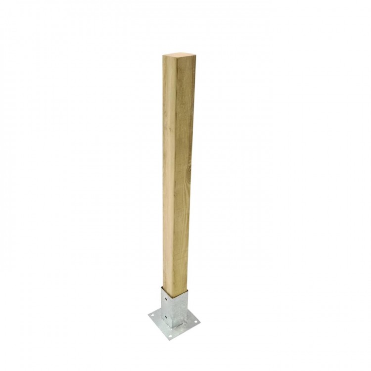 Wooden post for fences MASGAMES - Size 68x68 mm.