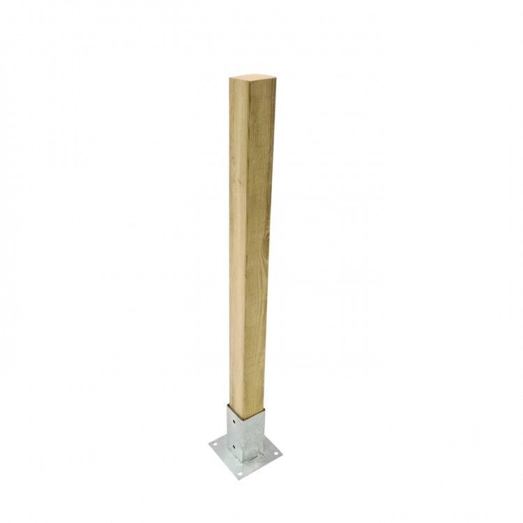 Wooden post for fences MASGAMES - Size 88x88 mm.