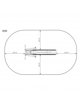 Metal slide Masgames TUCA XL