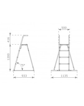 Metal slide Masgames TUCA L