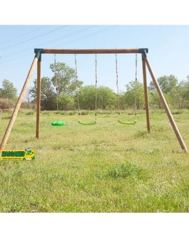 Double round wood swing Masgames KIBO XL Plus