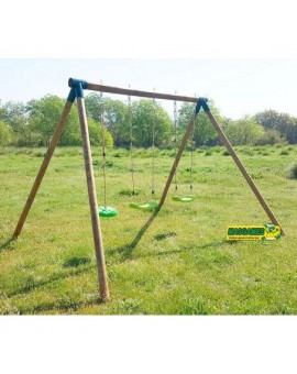 Double round wood swing Masgames KIBO XL Plus