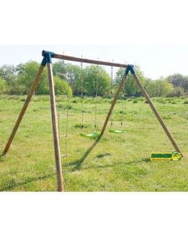 Double round wood swing Masgames KIBO XL Deluxe