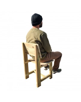 MASGAMES BATEA outdoor wooden chair