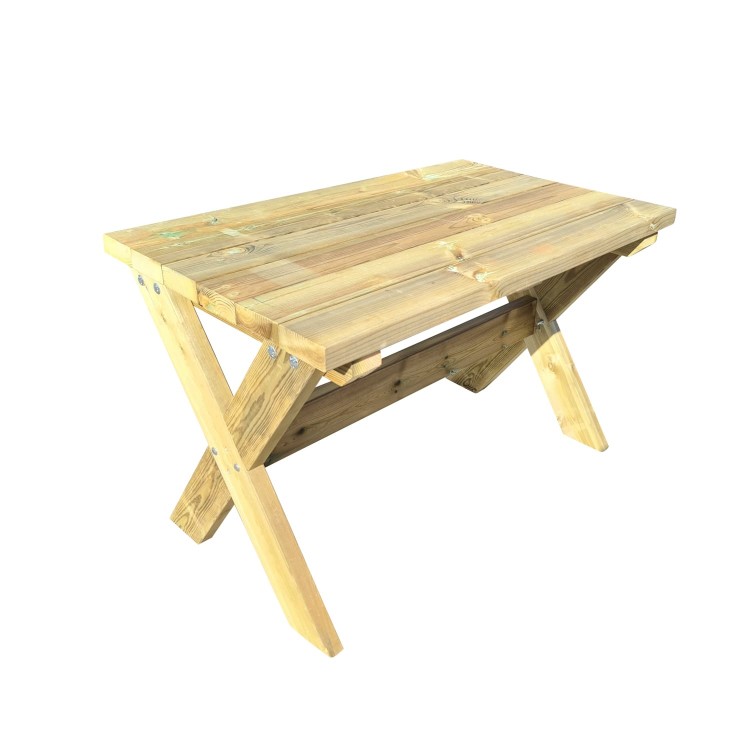 Wooden outdoor table MASGAMES XERTA 120 cm