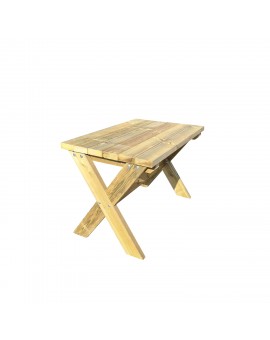 Wooden outdoor table MASGAMES XERTA 120 cm