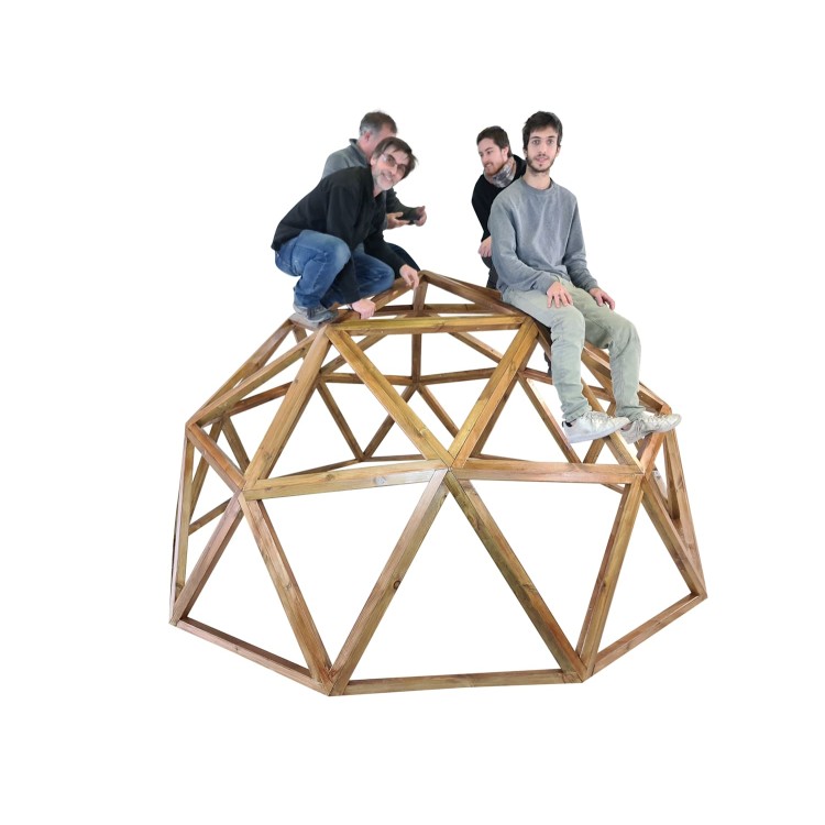 Wooden geodesic dome MASGAMES XL