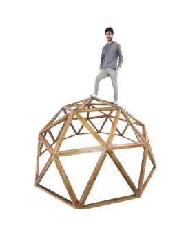 Wooden geodesic dome MASGAMES XL