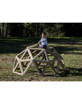 Wooden geodesic dome MASGAMES L