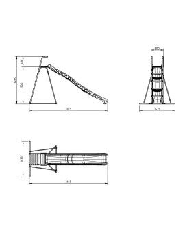 Metal slide Masgames TUCA XL