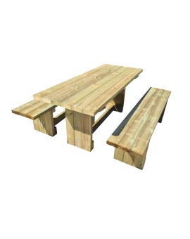 MASGAMES CALELLA picnic table with independent benches.