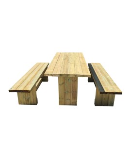 MASGAMES CALELLA picnic table with independent benches.