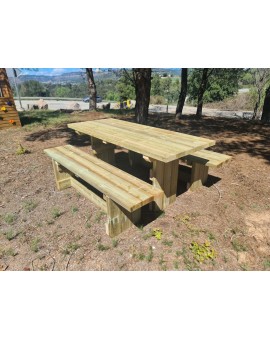 MASGAMES CALELLA picnic table with independent benches.