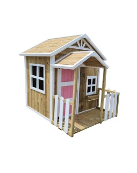 Wooden children's house with panels Masgames OLDEN