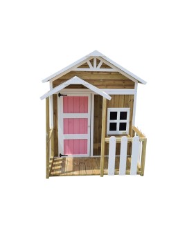 Wooden children's house with panels Masgames OLDEN