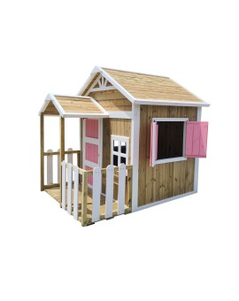 Wooden children's house with panels Masgames OLDEN