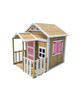 Wooden children's house with panels Masgames OLDEN