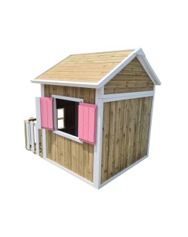 Wooden children's house with panels Masgames OLDEN