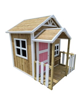 Wooden children's house with panels Masgames OLDEN