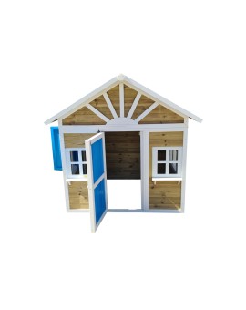 Wooden children's house with panels Masgames VISBY