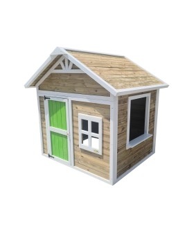 Wooden children's house with panels Masgames FLAM