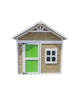 Wooden children's house with panels Masgames FLAM