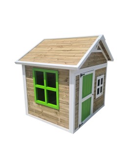 Wooden children's house with panels Masgames FLAM