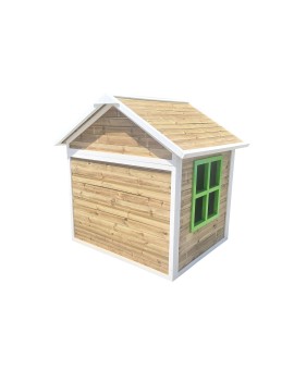 Wooden children's house with panels Masgames FLAM