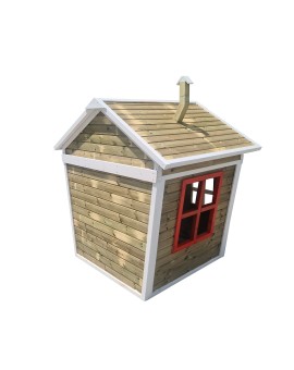 Wooden children's house made of Masgames FADA panels