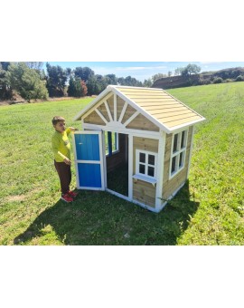 Wooden children's house with panels Masgames VISBY