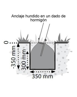 Kit for making a swing with straight round corners