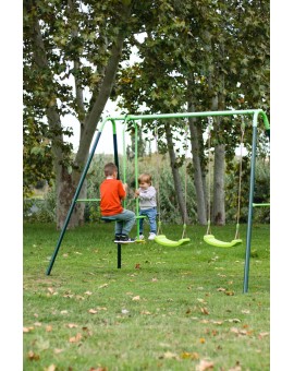 Triple metal swing Masgames GINGO + baby seat