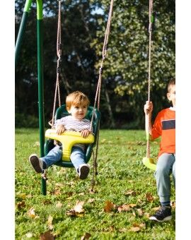 Double metal swing Masgames OLEA + baby seat