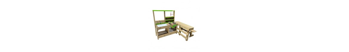 Outdoor children's kitchens