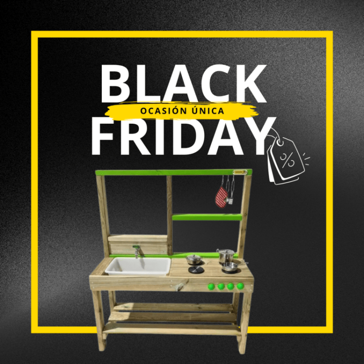 Black Friday deals on wooden play kitchens | Masgames - Outdoor play equipment